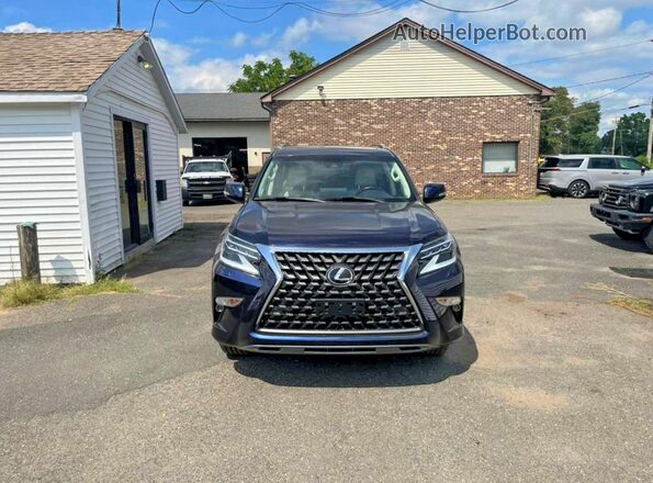 JTJAM7BX8N5314983 2022 LEXUS GX Blue წინა პანელის ხედი