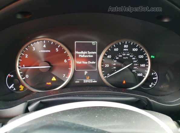 JTJBARBZ0K2201813 2019 LEXUS NX Black Սարքավորումների վահանակի տեսք