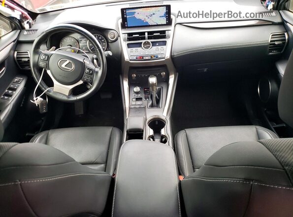 JTJBARBZ0K2201813 2019 LEXUS NX Black Առջևի վահանակի տեսք