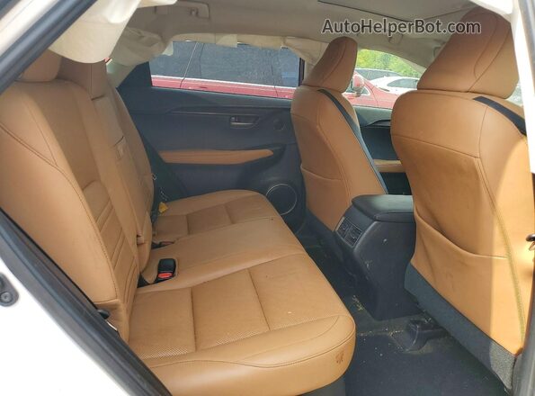 JTJBARBZ2G2061982 2016 LEXUS NX White უკანა სავარძლების ხედი