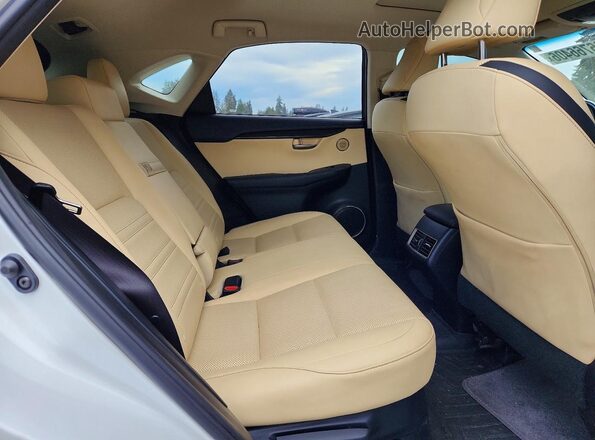 JTJBARBZ5H2109346 2017 LEXUS NX White Rear interior view