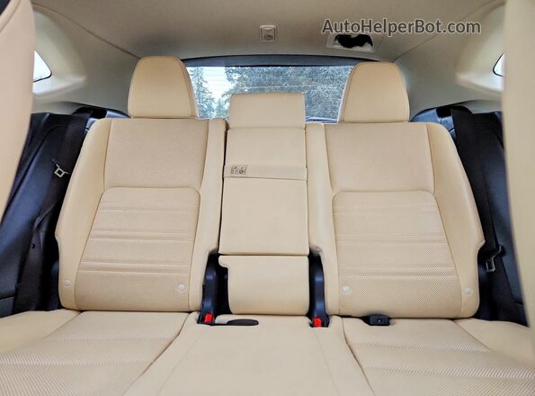 JTJBARBZ5H2109346 2017 LEXUS NX White Rear seats view