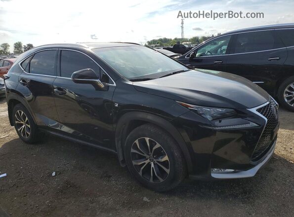 JTJBARBZ8G2075529 2016 LEXUS NX Black Delantero derecho