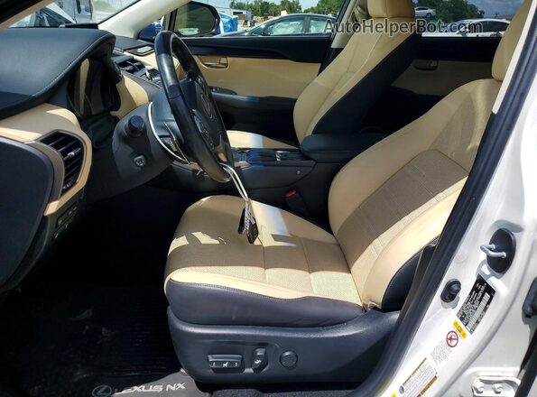 JTJBARBZ8J2157932 2018 LEXUS NX White წინა სალონის ხედი