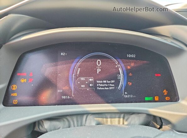 JTJBDADB9TA000413 2026 LEXUS RZ Black ხელსაწყოთა პანელის ხედი