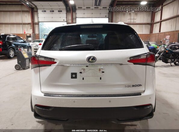 JTJBJRBZ5H2066594 2017 LEXUS NX 300H White 