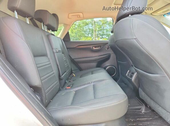 JTJBJRBZ7H2069822 2017 LEXUS NX White Вид задньої частини салону