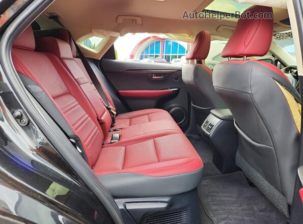 JTJDARDZ0L2226590 2020 LEXUS NX Black Widok wnętrza z tyłu