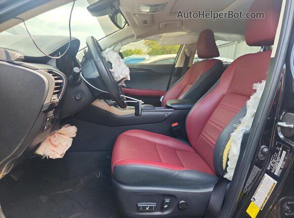 JTJDARDZ0L2226590 2020 LEXUS NX Black Widok wnętrza z przodu