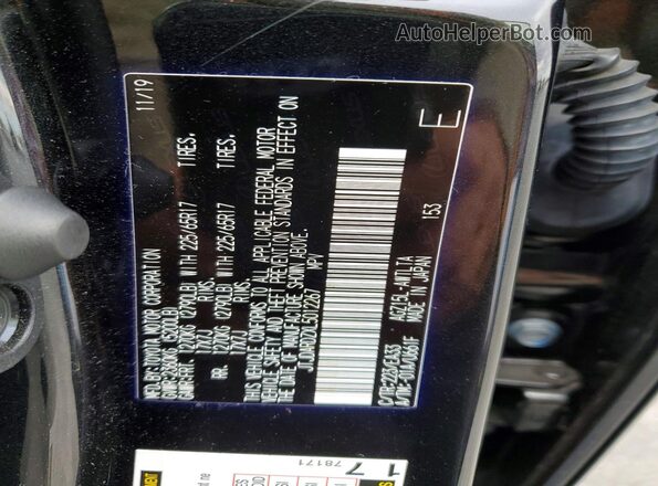 JTJDARDZXL5012267 2020 LEXUS NX Black Vista interior de 360 grados