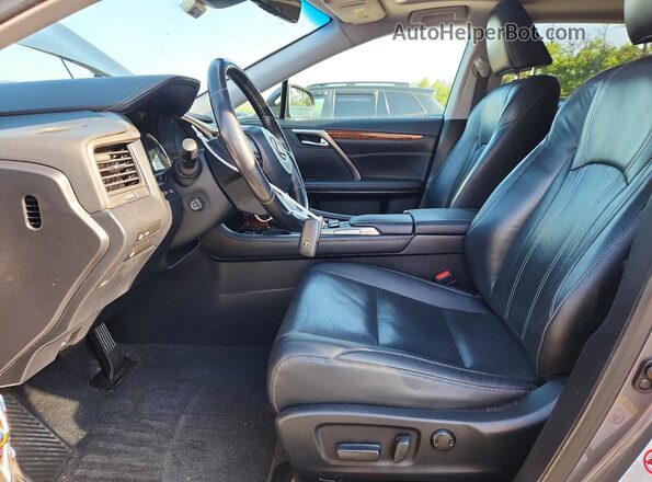 JTJDZKCA3J2007843 2018 LEXUS RX Gray წინა სალონის ხედი