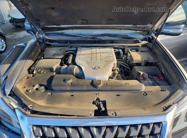 JTJGM7BX2N5316366 2022 LEXUS GX Gray ძრავის განყოფილების ხედი