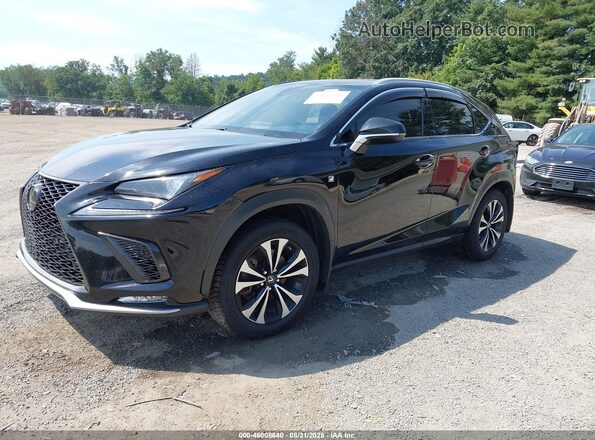 JTJSARDZ0L5004797 2020 LEXUS NX 300 Black Vista tres cuartos delantera izquierda