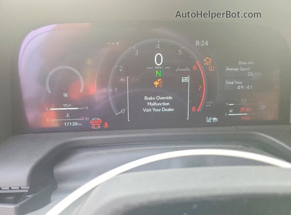 JTJTBCDX0S5052313 2025 LEXUS GX Серый Вид щитка приборов