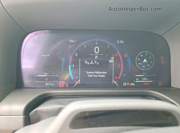 JTJVBCDX3R5026730 2024 LEXUS GX Gray Вид щитка приладів