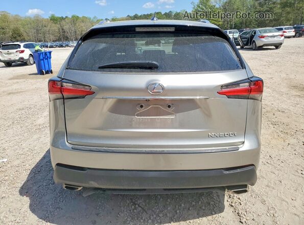JTJYARBZXG2043790 2016 LEXUS NX Silver Հետևի տեսք