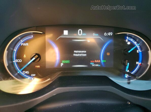JTM16RFV3PD100333 2023 TOYOTA RAV4 Gray Vista del cuadro de instrumentos