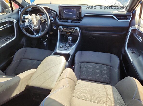 JTM16RFV4ND524908 2022 TOYOTA RAV4 Синий Вид панели приборов