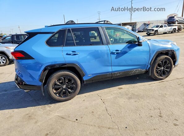 JTM16RFV4ND524908 2022 TOYOTA RAV4 Синий Задняя правая четверть