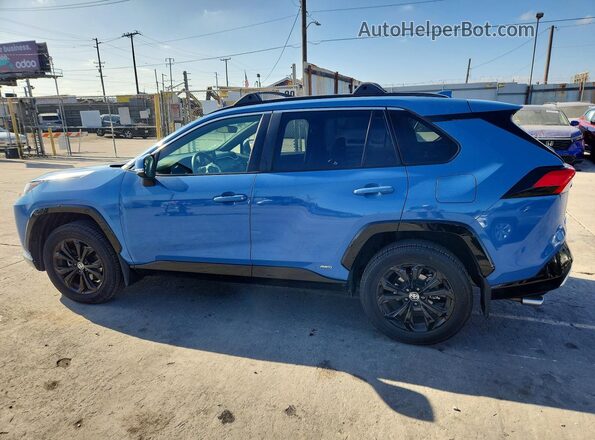JTM16RFV4ND524908 2022 TOYOTA RAV4 Синий Задняя левая четверть