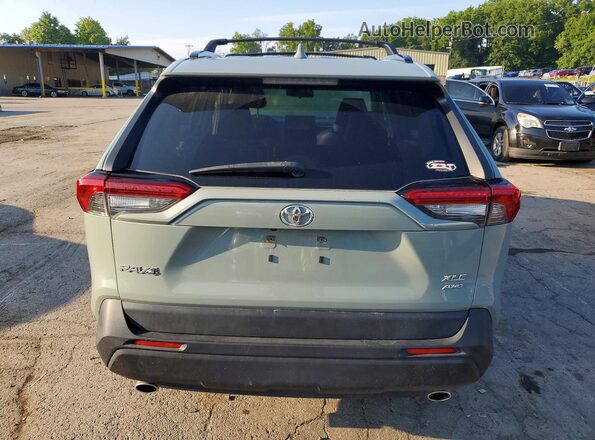 JTMA1RFV1KD512936 2019 TOYOTA RAV4 Gray Rear view