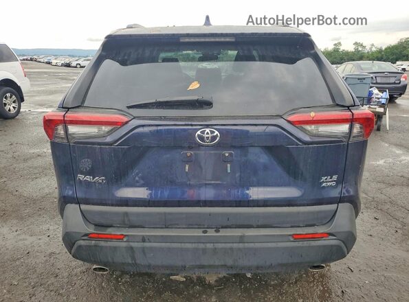 JTMA1RFV1MD532137 2021 TOYOTA RAV4 Синий Вид сзади