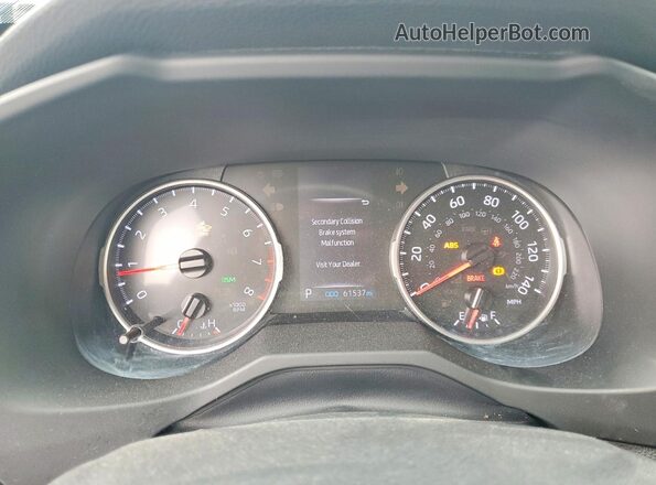 JTMA1RFV1MD532137 2021 TOYOTA RAV4 Синий Вид щитка приборов