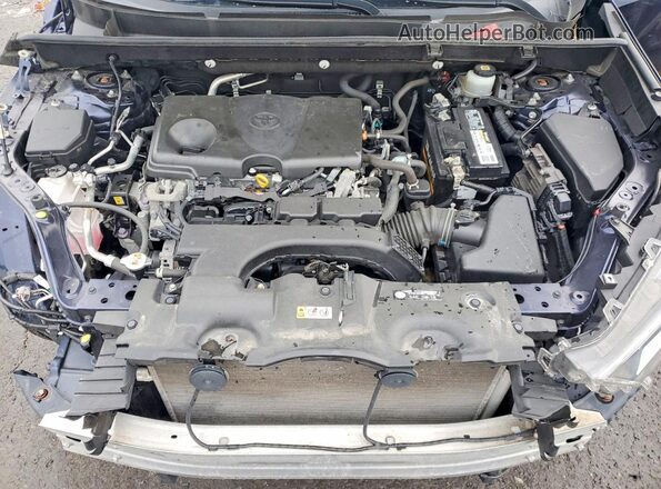 JTMA1RFV1MD532137 2021 TOYOTA RAV4 Синий Вид подкапотного пространства