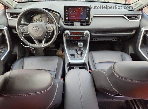 JTMA1RFVXKD036668 2019 TOYOTA RAV4 Red Vista del salpicadero