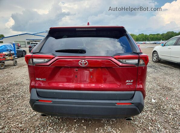JTMA1RFVXKD036668 2019 TOYOTA RAV4 Red Vista trasera