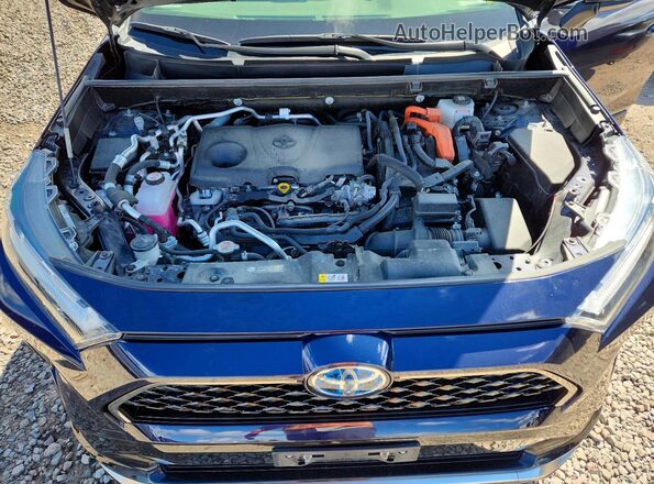 JTMAB3FV0PD143326 2023 TOYOTA RAV4 Blue ძრავის განყოფილების ხედი