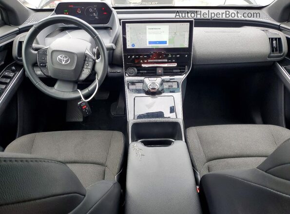 JTMABACA9RA076090 2024 TOYOTA BZ4X Silver Dashboard view