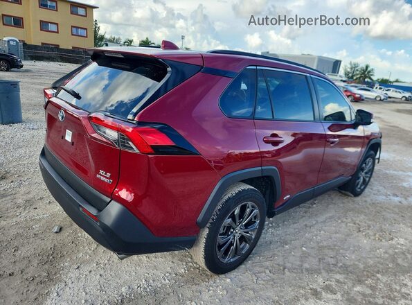 JTMB6RFV1PD106717 2023 TOYOTA RAV4 Red Задня права чверть