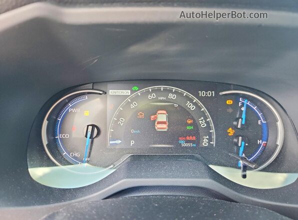 JTMB6RFV1PD106717 2023 TOYOTA RAV4 Red Вид щитка приладів