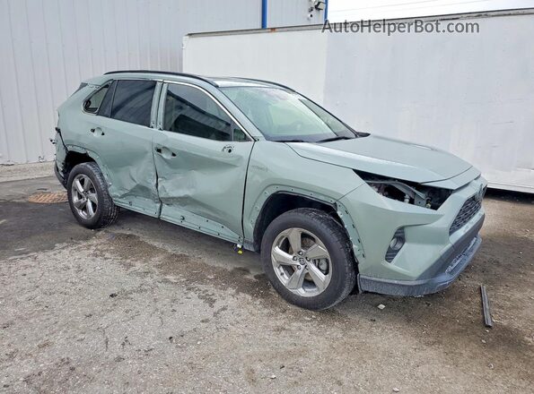JTMB6RFV4MD039087 2021 TOYOTA RAV4 Turquoise Առջևի աջ