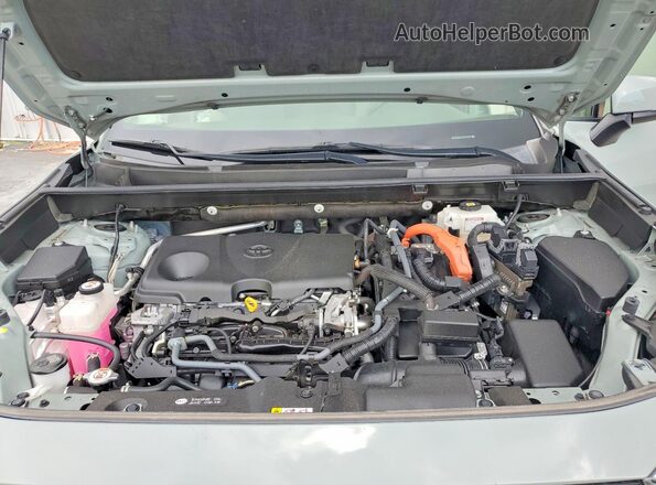 JTMB6RFV4MD039087 2021 TOYOTA RAV4 Turquoise Շարժիչի բաժամունքի տեսք