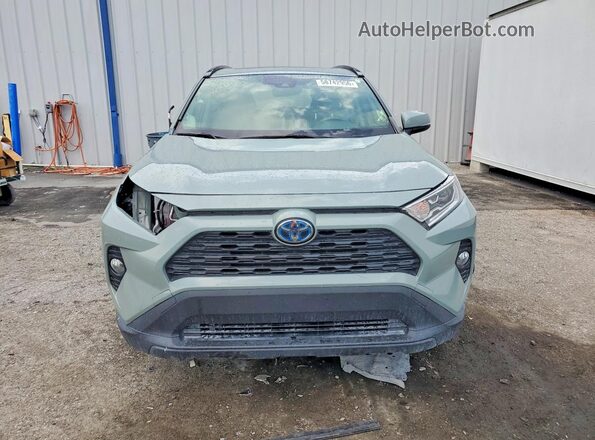 JTMB6RFV4MD039087 2021 TOYOTA RAV4 Turquoise Դիմացի տեսք