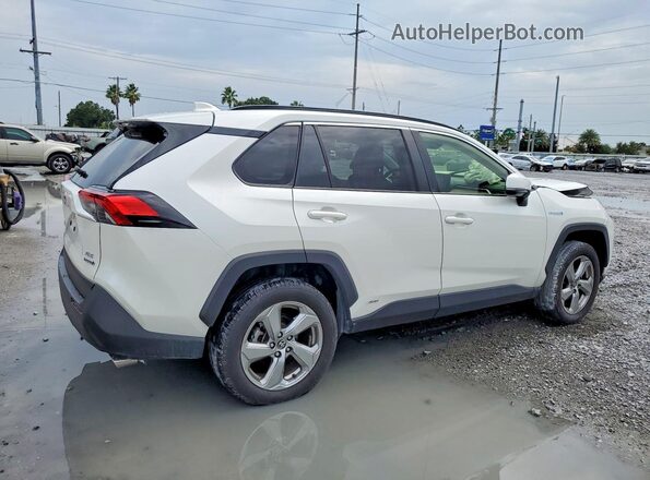 JTMB6RFVXMD009575 2021 TOYOTA RAV4 White Tył prawy