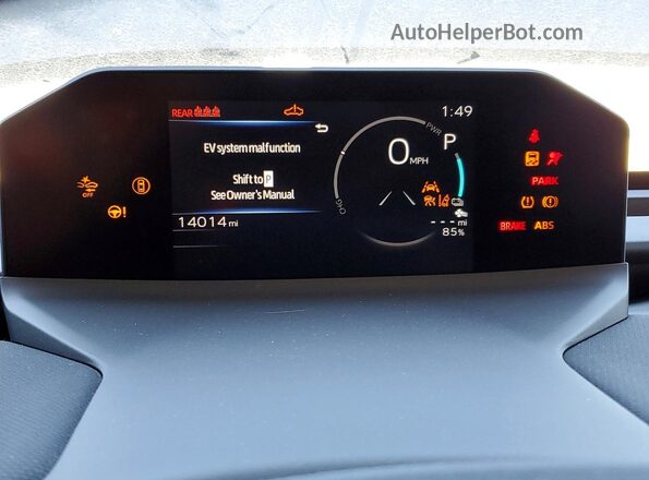 JTMBCAEBXTJ013370 2026 TOYOTA BZ Черный Вид щитка приборов