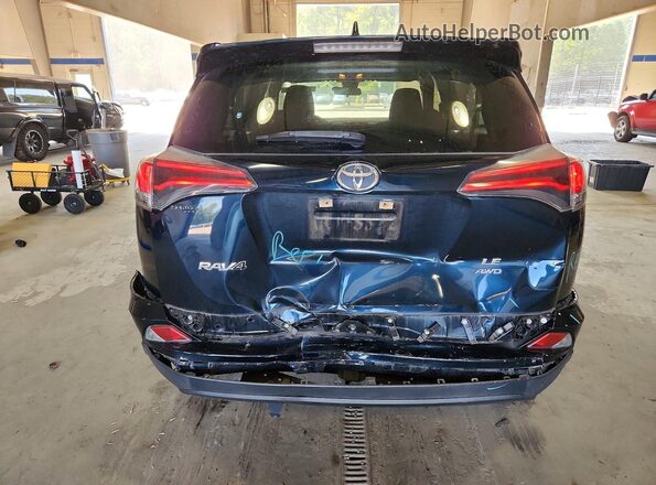 JTMBFREV1JJ219724 2018 TOYOTA RAV4 Blue Rear view