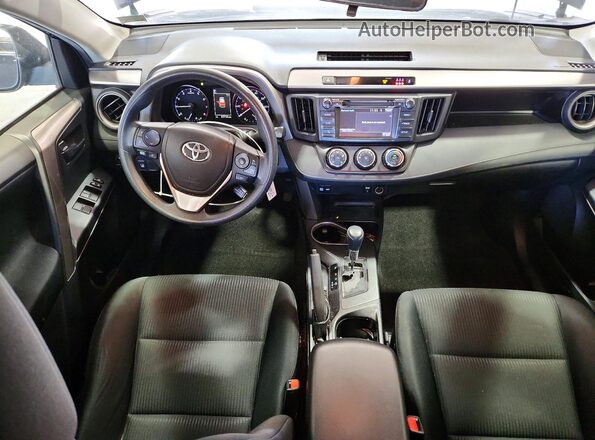 JTMBFREV1JJ219724 2018 TOYOTA RAV4 Blue Dashboard view