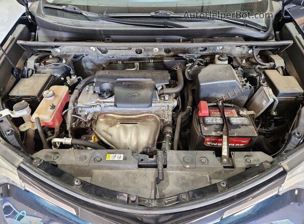 JTMBFREV1JJ219724 2018 TOYOTA RAV4 Blue Engine compartment view