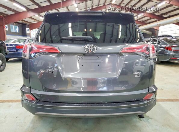 JTMBFREV4JJ737584 2018 TOYOTA RAV4 Gray Rear view