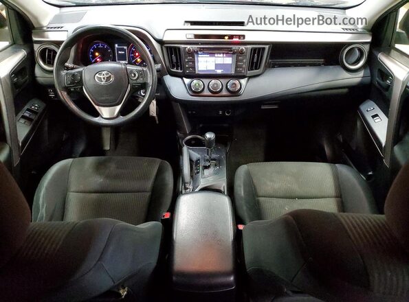 JTMBFREV4JJ737584 2018 TOYOTA RAV4 Gray Dashboard view