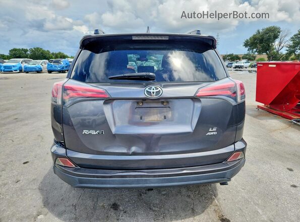 JTMBFREV4JJ746494 2018 TOYOTA RAV4 Gray Հետևի տեսք