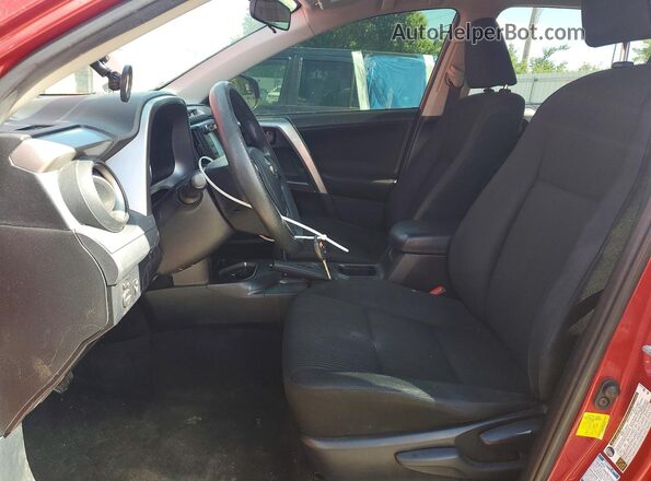 JTMBFREV5GJ084742 2016 TOYOTA RAV4 Red Вид салону спереду