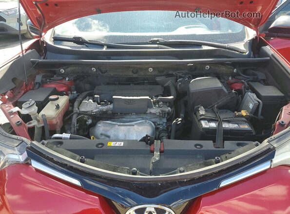 JTMBFREV5GJ084742 2016 TOYOTA RAV4 Red Вид підкапотного простору