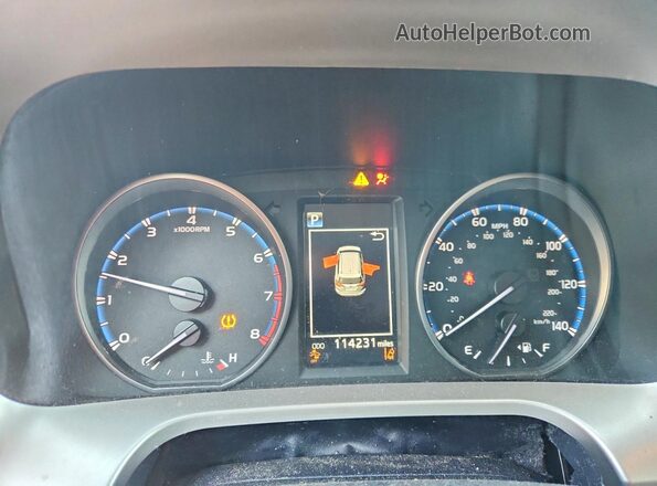 JTMBFREV5JJ745659 2018 TOYOTA RAV4 Black Widok zestawu wskaźników