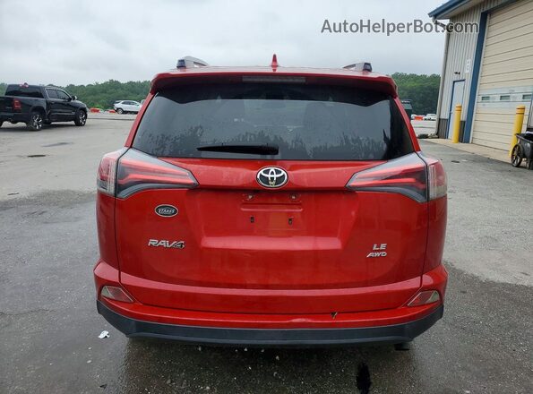 JTMBFREV6GJ100415 2016 TOYOTA RAV4 Burgundy Вид ззаду