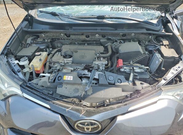 JTMBFREV9JJ744319 2018 TOYOTA RAV4 Black Vista del compartimento del motor